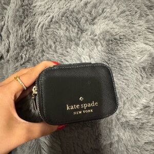 Kate Spade Black Mini Jewelry Case